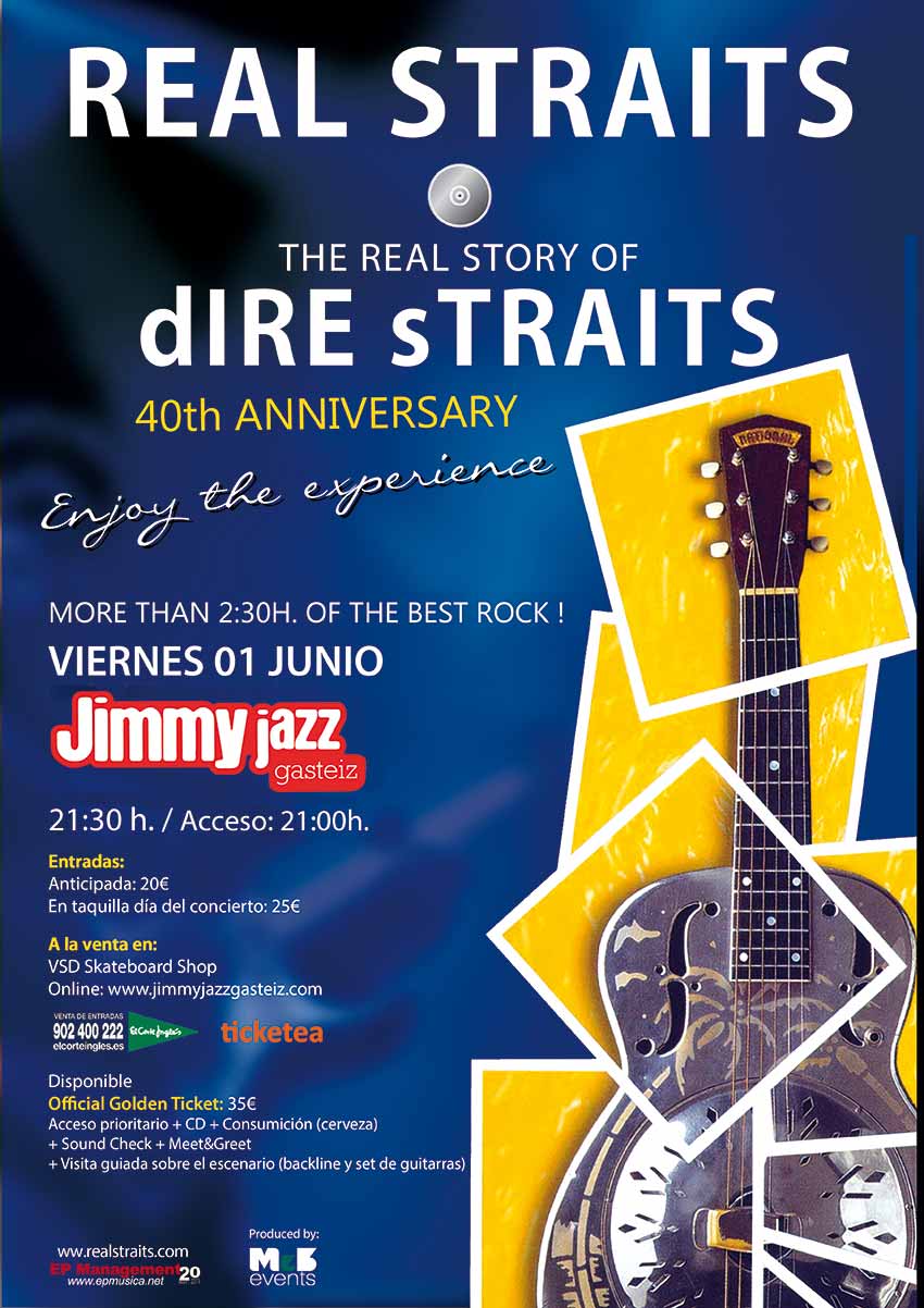 Real Straits “The Real Story of dIRE sTRAITS” - Jimmy Jazz Gasteiz