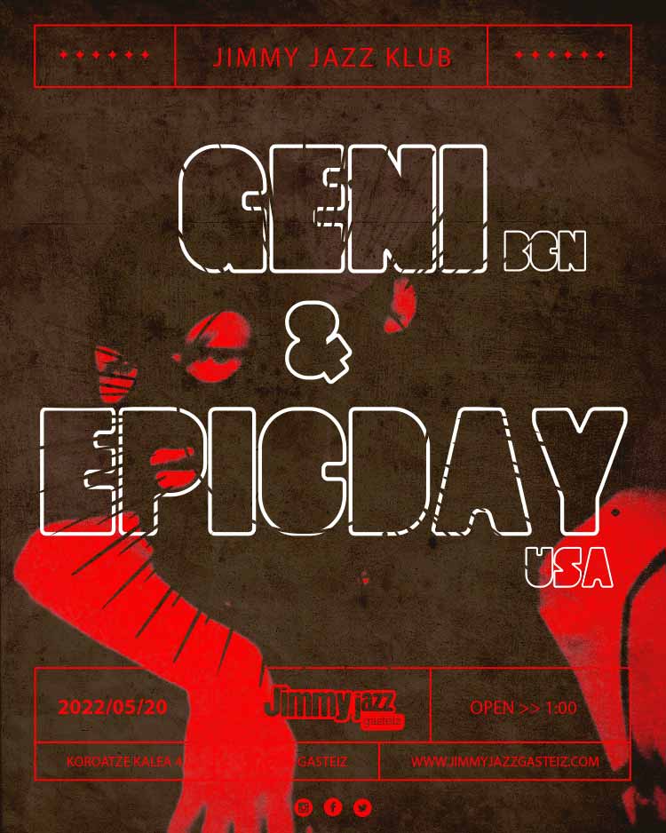 Geni + EpicDay # Jimmy Jazz KLUB 