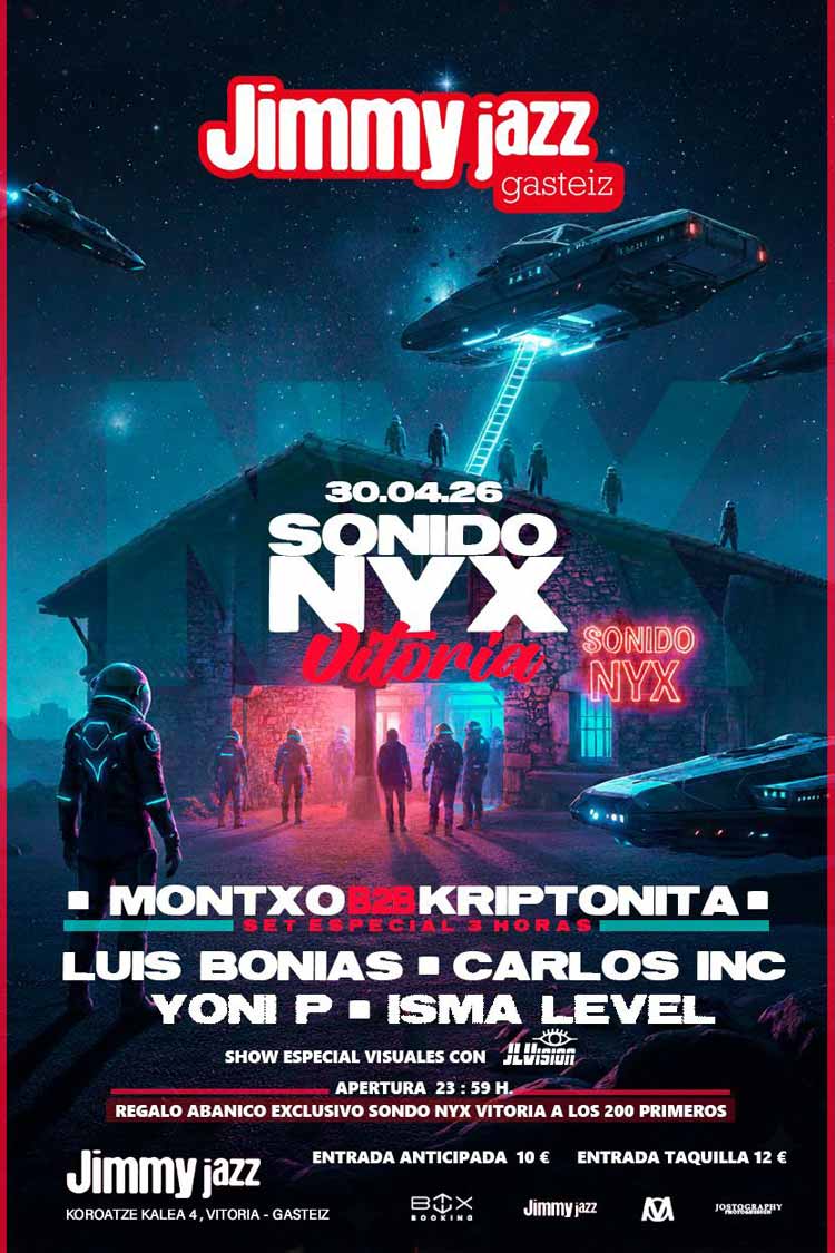 Sonido_NYX-Jimmy-Jazz-Klub-2026-apirila Sonido NYX - Jimmy Jazz KLUB