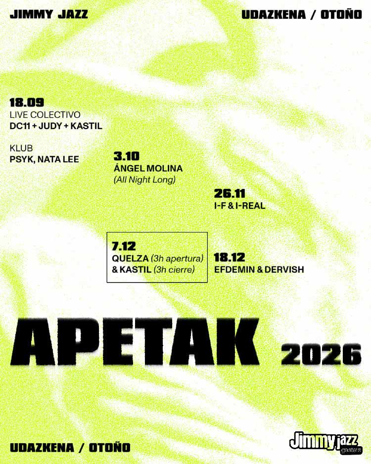 2026-12-07-JJK-Apetak Apetak - Jimmy Jazz KLUB
